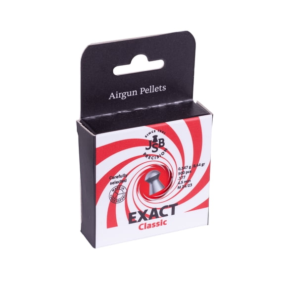 JSB Match Diabolo Exact Air Gun Pellets - .177 Caliber, 8.4 Grain, Domed, 500 Count