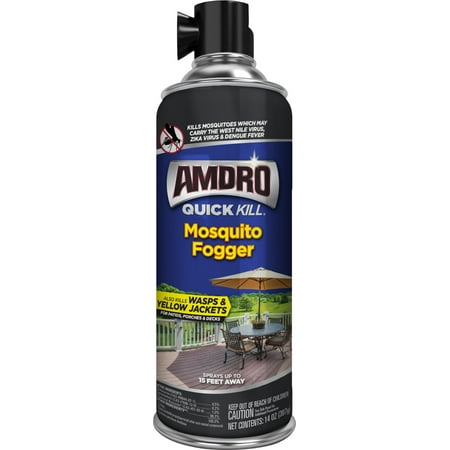 Amdro Quick Kill Mosquito Killer Aerosol Fogger; 14 (Best Mosquito Fogger For Yard)