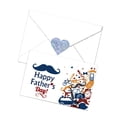 thumbnail image 2 of veasfak Father's Day Card Gift Card Holiday Thank You Card for Dad Men from Daughter White, 2 of 9