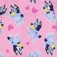 thumbnail image 5 of Bluey Pajamas Toddler Girl's Hearts 2 Piece Long Sleeve Button Up Sleep Set, 5 of 5