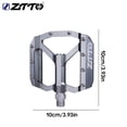thumbnail image 3 of Greeniant ZTTO 1 par Pedal de bicicleta Eje de acero L7U Cojinete Seguro antideslizante Pedales de color sólido Suministros de piezas de ciclo Ciclismo Plata, 3 of 6