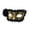 A004- Gold, variant on Lace Masquerade Mask for Women 8 Inch Venetian Masquerade Masks Halloween Floral Mask Accessory for Masquerade Party Mardi Gras Events Green, 1 Pack