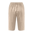 thumbnail image 7 of Straight Leg Pants for Women Lightweight Casual Pants with Pockets and Button Closure Trousers Pants, 7 of 7