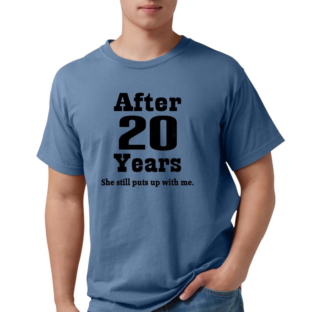 CafePress - 20Th Anniversary Funny Quote T-Shirt - Mens Comfort Colors®  Shirt 