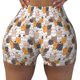 thumbnail image 2 of Balery Cute Cats Pantalones cortos de entrenamiento estampados para mujer, sin costuras, ajustados, para gimnasio, yoga, correr, deportes, ejercicio activo, fitness.-Small, 2 of 8