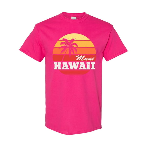 Inktastic Maui Hawaii Retro Sunset T-Shirt