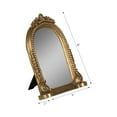 thumbnail image 3 of Baroque Style Decorative Frame with Resin Glass Paper and Polyresin Construction Featuring Ornate Detailing and Curved Design for Glam Boho Inspired Display, 3 of 9