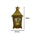 thumbnail image 3 of Linterna Led De Hierro Eid, Lámpara Colgante De Ramadán, Hermosa Y Exquisita Linterna De Estilo Vintage, Decoración Única De Cristal Eid, Festival De Ramada, Luz Nocturna Con Aro Portátil Speravity HA017943-00, 3 of 7