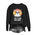 thumbnail image 1 of Ailaofu Halloween Sweatshirt for Women Funny Ghost Graphic Shirt Spooky Season Long Sleeve Tops, 1 of 4