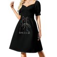 thumbnail image 2 of Vestido de manga corta Karma es un gato conjuntos de verano para mujer ropa mujer verano, 2 of 7
