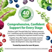 Prenatal Vitamin with DHA and Folic Acid | 30 Multivitamin Caplet and 30 DHA Softgels | by Rainbow Light