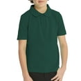 thumbnail image 5 of Real School Unisex School Uniform Short Sleeve Pique Polo Shirt, Sizes XS-XL, 5 of 6