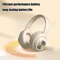 thumbnail image 5 of SPOORYYO Head Mounted Foldable Bluetooth 5.3 Headphones, Wired Wireless Dual Mode, Soft Headband, Low Latency, High Battery Capacity for Sports, Gaming, Commuting, Travel, 5 of 6