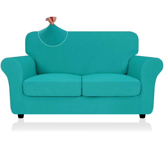 Sofá de dos plazas a rayas Slipcover ZNSAYOTX 2026 con 3 piezas (140-175 cm)