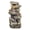 Gray-Stone, variant on Bear Outdoor Water Fountain with LED Lights, 23.62" Cascading Fountain for Patio Yard Balcony, Durable Resin, Garden Decor