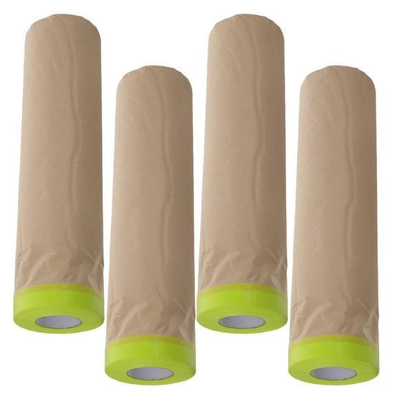 Masking Film for Car and Home Use Self Adhesive Paper Light Green 4 Rolls