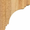 thumbnail image 3 of 4"W x 6"D x 6"H Pescadero Rough Sawn Corbel, Western Red Cedar, 3 of 9