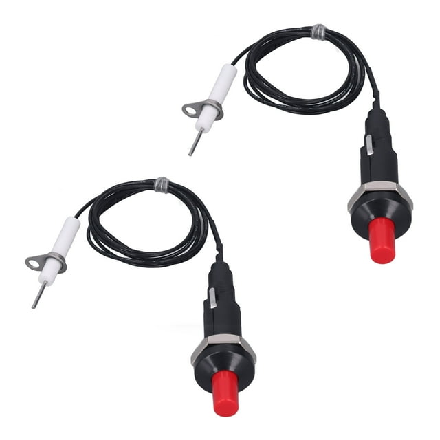 Piezo Igniter, Oven Piezo Ignition Push Button 2 Pcs No Batteries Needed For Heater