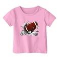 thumbnail image 2 of Delliss Kids Girls Shirt, Casual Solid Plain Short Sleeve Tees Assorted Colors 1-13 Years, 2 of 4
