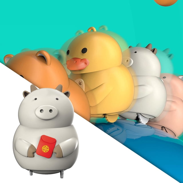 1 pieza de juguetes electrónicos con forma de animal, columpio anticaída, juguete de seguimiento, muñeca de equipo, juguetes de Hugo Juguetes eléctricos para columpios