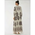 thumbnail image 4 of Printed Long Sleeve Viscose Maxi Dress, 4 of 7
