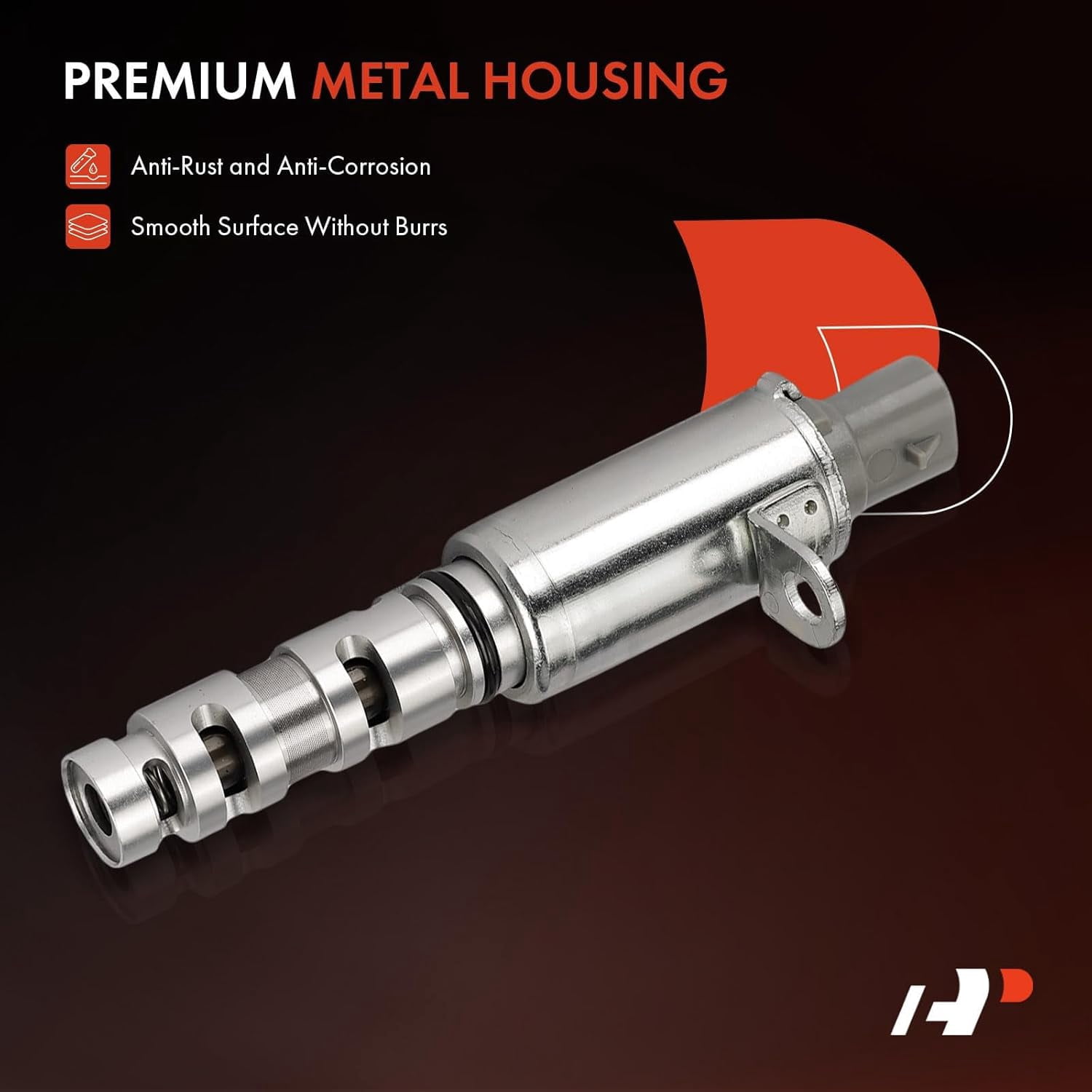 A-Premium Intake Right Engine Variable Valve Timing (VVT) Solenoid Compatible with Kia Sorento 2011, Sedona 2011-2012 & Hyundai Santa Fe 2010-2011, Genesis Coupe 2011, Genesis 2011, Azera 2012