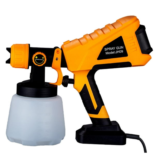 Pulverizador de pintura eléctrico, máquina pulverizadora de 1000 ml, herramienta para pintar y revestir techos, paredes, automóviles, bicicletas e Naranja