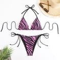 thumbnail image 5 of Top-kevin Women's Sexy Triangle Bikini Sets Cheeky Thong Swimsuit Adjustable Straps Bathing Suit, 5 of 12