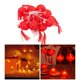 thumbnail image 1 of Linterna de cadena de año de nuevo chino, luz de hadas, lámpara colgante LED roja con pilas, lámpara de iluminación para Festival de primavera, 15 m Macarena Luces de hadas, 1 of 8