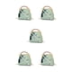 thumbnail image 3 of Bolso de hombro Qarigey con cadena para mujer bolsos cruzados cierre flores Vintage Verde, 3 of 6