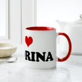 thumbnail image 6 of CafePress - I Love MADRINA Mug - 11 oz Ceramic Mug - Novelty Coffee Tea Cup, 6 of 6