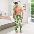 thumbnail image 7 of Daisy Chain Men's Lightweight Pajama Bottoms Stretch Elastic Waist Side Pockets Spring Fall, 7 of 7