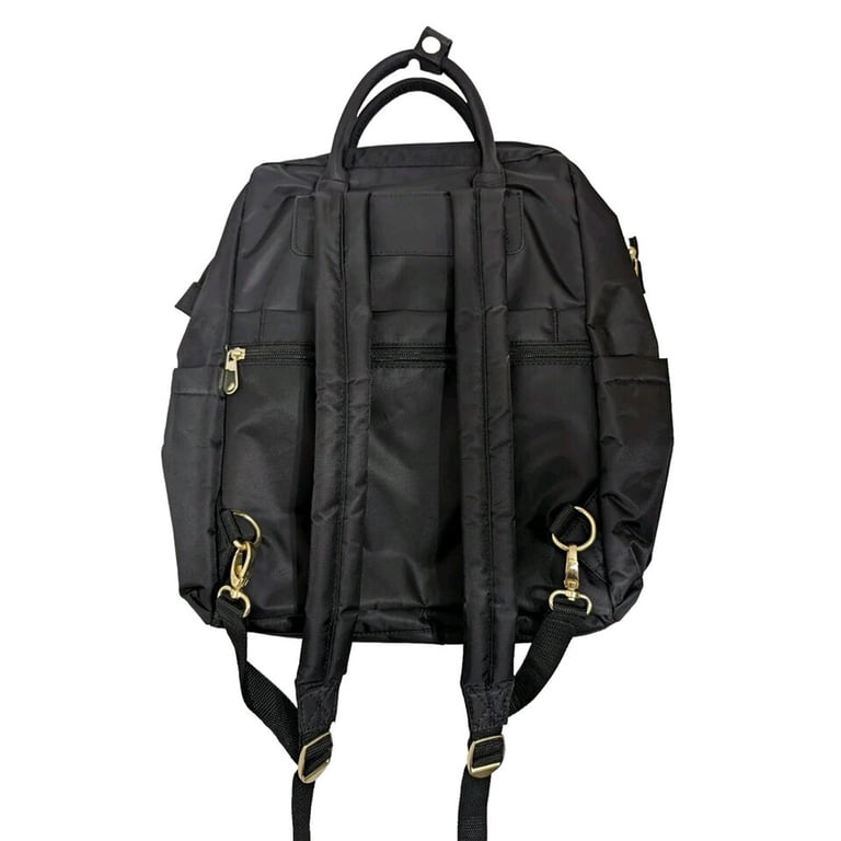 Samantha Brown Black Convertible Backpack Bag Samantha Brown Luggage Nylon Convertible Travel Backpack  main image 2