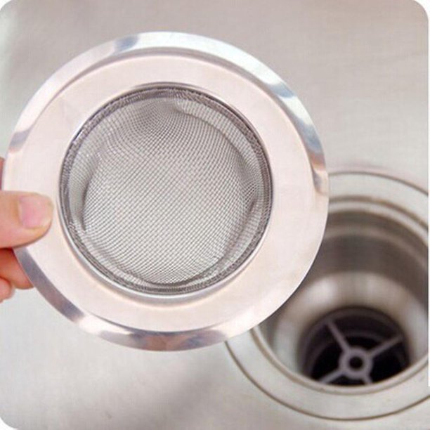 Filtro de fregadero de acero inoxidable fino para cocina, prevención de piscina, ba?o, drenaje de alcantarillado, tapón de intervalos, colador de escoria de red de basura ShuxiuWang 8390605531668