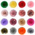 thumbnail image 2 of 5 Pcs Tissue Paper Pompoms Flower Garland Wedding Decoration DIY Paper Flowers Ball Baby Shower Birthday Party Decoration dark green 12 inches 30cm, 2 of 4