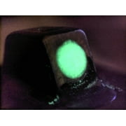Glow On Super Phosphorescent Paint, Original Color and Green Glow Paint, Small 2.3 ml Vial.
