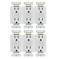 thumbnail image 1 of MOES Prise GFCI 15 Ampères, Prise Électrique GFCI Auto-Test avec Réceptacle Résistant aux Intempéries et aux Tasseurs, Indicateur LED, Extérieur Ou I, 1 of 6