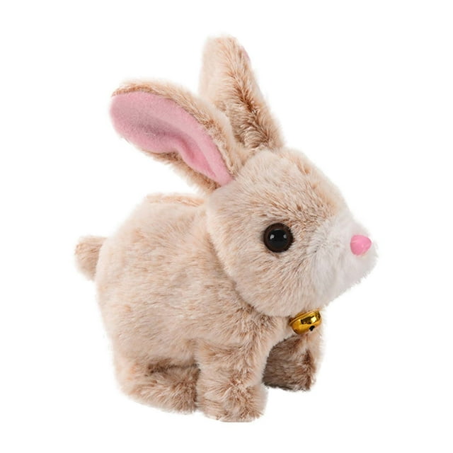 asddcavvf Mon Jouet Bunny Réaliste Jouet Bunny Réaliste pour Enfants Parfait Imitateur de Chignon Bunny