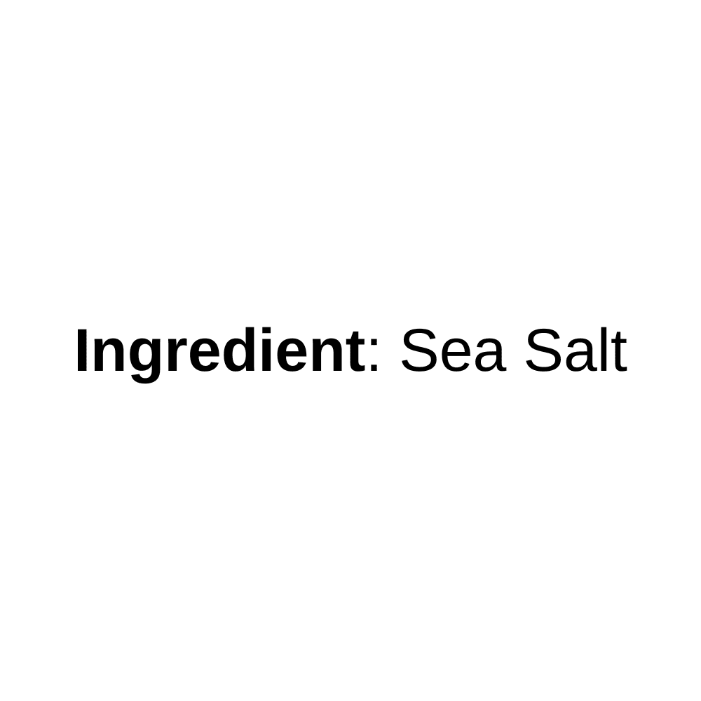 Pacific Brand Sea Salt, Medium Grains, 32 oz. Bag from Aloha Salt Co., No Allergen Statements Apply