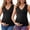2 Pack Black, variant on Women's Nursing Tank Wrap V-Neck Ruched Breastfeeding Tops XXL Black & Blue