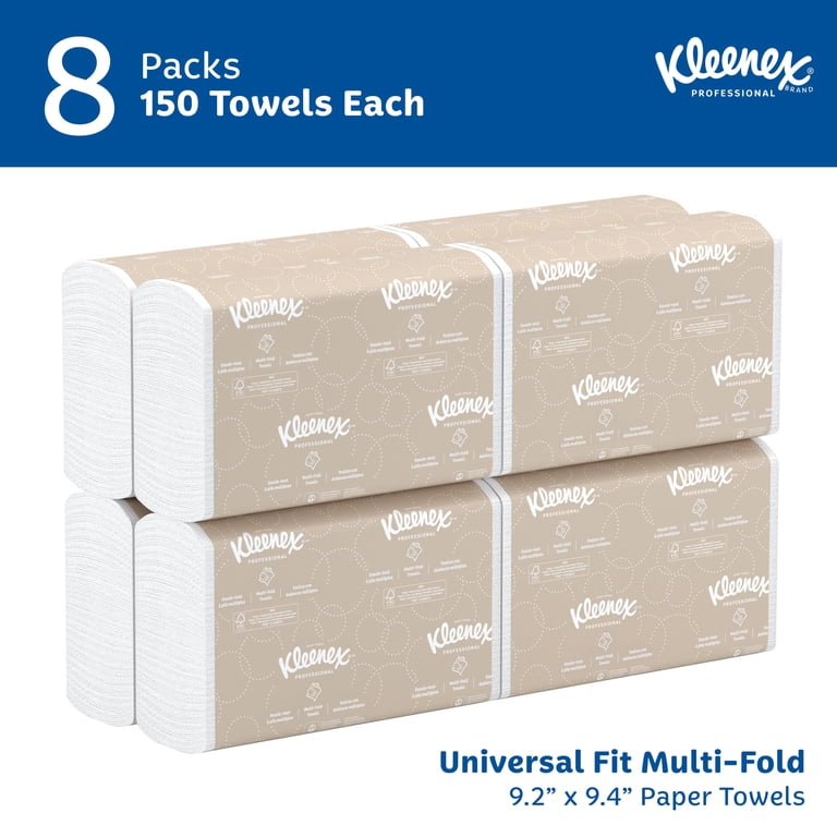 Kleenex Universal Multi-Fold Paper Towels, 8 Packs photo 2