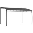 thumbnail image 1 of Outsunny 10' x 13' Pergola with UV30+ Canopy, Steel Pergola Gazebo, Grey, 1 of 10