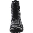 thumbnail image 3 of Kate Spade Womens Merigue Animal Print Stretch Combat & Lace-up Boots, 3 of 3
