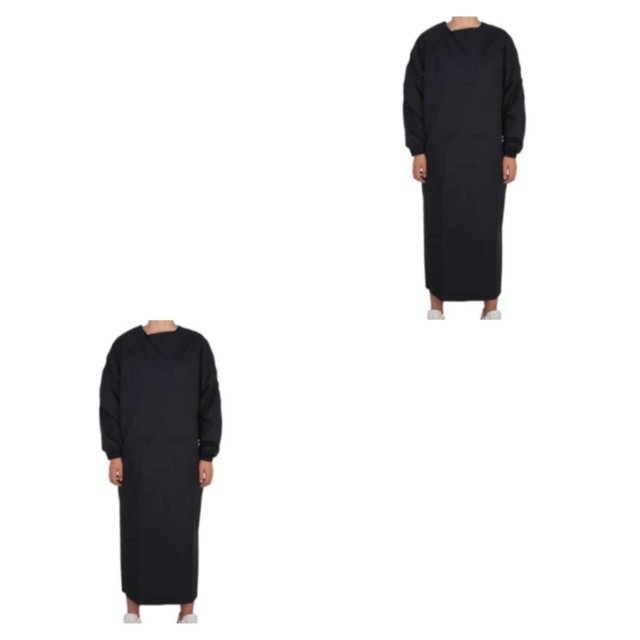 Bewildely Delantal para hornear en casa Unisex Bolsillos ajustables Babero de cocina Suministros de cocina Type6 NO6
