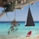 thumbnail image 4 of Campanas de viento navideñas, creativas campanas de viento de hierro forjado con forma de triángulo, colgantes para decoración de patio, 4 of 5