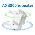 thumbnail image 4 of AX3000 WiFi Repeater Dual Band 2.4Ghz/5GHz Wireless WiFi Extender Wi-Fi Signal Amplifier Wireless AP Transmit US Plug, 4 of 7