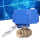 thumbnail image 1 of Válvula De Bola Motorizada, DN15 Apagado Automático DC12V Válvulas Eléctricas Rectas De 1/2 Pulgada Para Conexión De Tuberías, 1 of 7