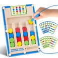 thumbnail image 1 of Puzle Montessori magnético a juego de colores para niños de más de 3 años, 1 of 6