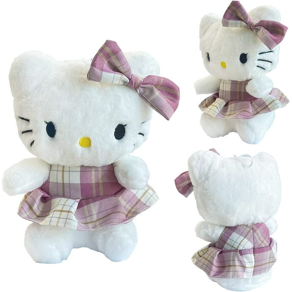 Cute Hello Kitty Plush Toys, Girls Toys Plush Pillow Stuffed Animal, Birthday Gifts for Girls Kids (Pink, 9in)