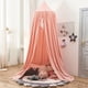 thumbnail image 5 of Dosel de cama para niñas, dosel de princesa rosa suave para cama de niñas, decoración de ensueño, dosel de cama con volantes para habitación de niños, cortinas de cama con dosel, tienda de juegos con, 5 of 6